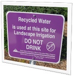 RecycledWaterSignClose