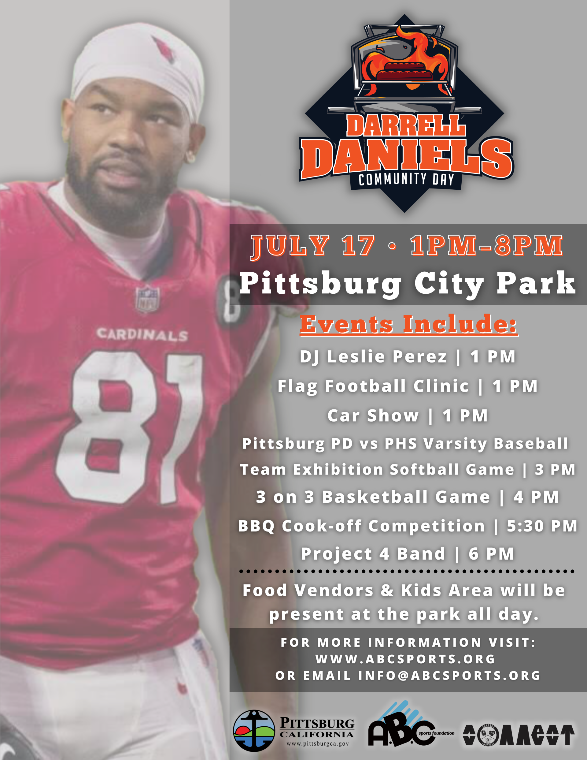 Darrell Daniels Community Day Flyer