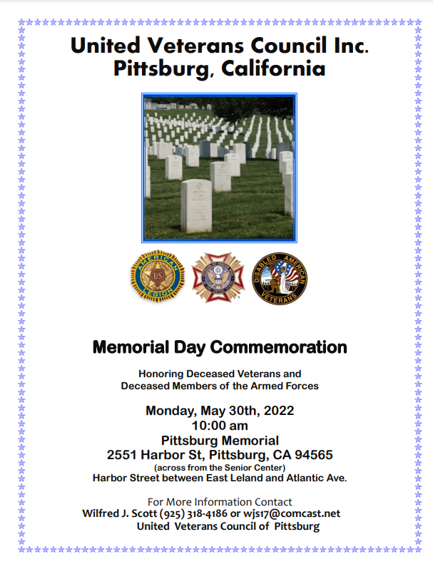 Vet Commemoration flyer